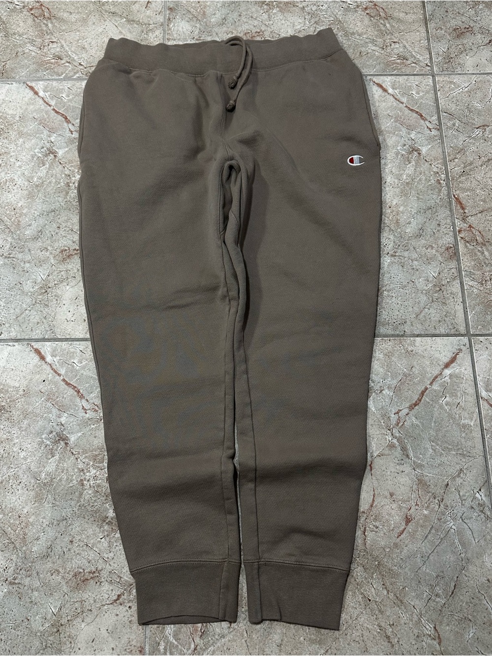 Champion Kids Brown Jogger Sweatpants with Logo